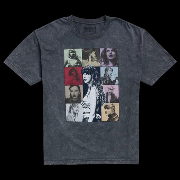 Taylor Swift | The Eras International Tour Mineral Wash Gray T-Shirt | XS - Picture 1 of 8